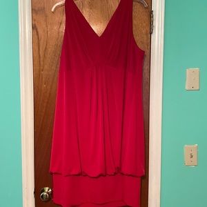 Brand new never worn red sleeveless dress